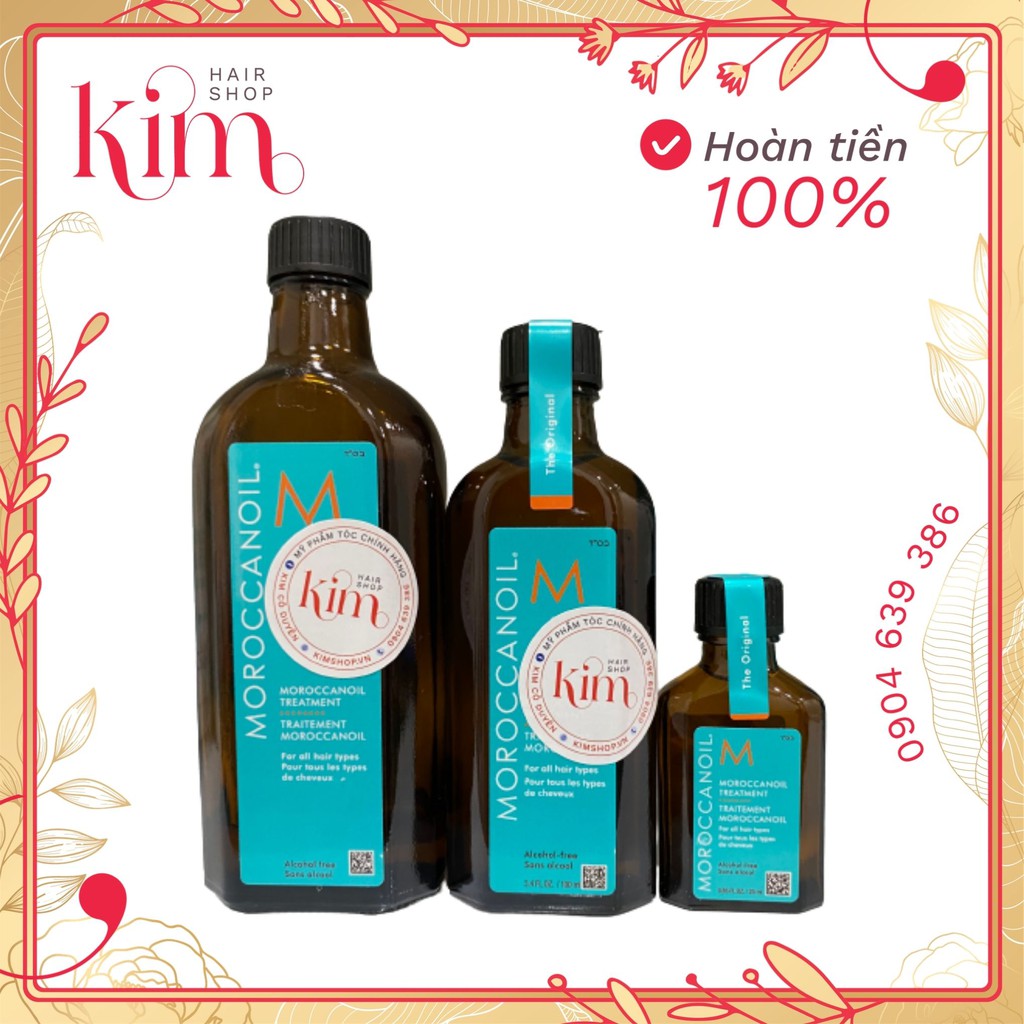 [ MOROCCANOIL CHÍNH HÃNG] DẦU DƯỠNG TÓC MOROCCANOIL SIZE 25ML - 100ML - 125ML - 200ML