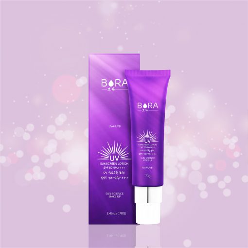 Lotion chống nắng dưỡng trắng da BORA SUNSCREEN LOTION 70 gram