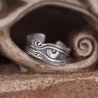 Nhẫn nam nữ thời trang, Nhẫn nam họa tiết Eye of Horus thời thượng mạnh mẽ, Cá tính, Unisex, 1 chiếc
