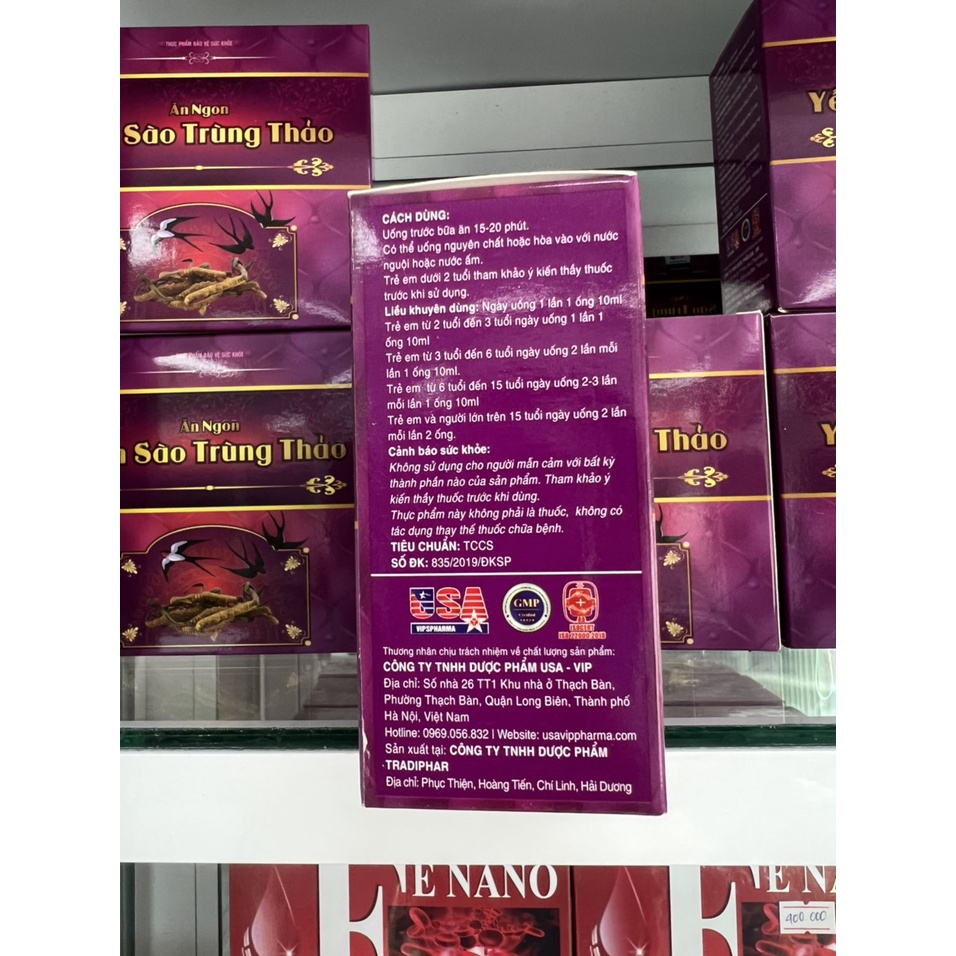 Yến Sào Trùng Thảo  Bổ Sung Vitamin Và Khoáng Chất, Các Dưỡng Chất Thiết Yếu Giúp Bồi Bổ Cơ Thể