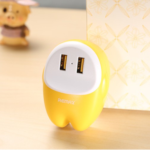 Củ sạc Remax RP-U26 2 cổng USB - Cute Color