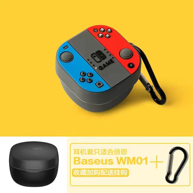 Vỏ Bọc Bảo Vệ Hộp Sạc Tai Nghe Baseus WM01 Kiểu Hoạt Hình Dễ Thương