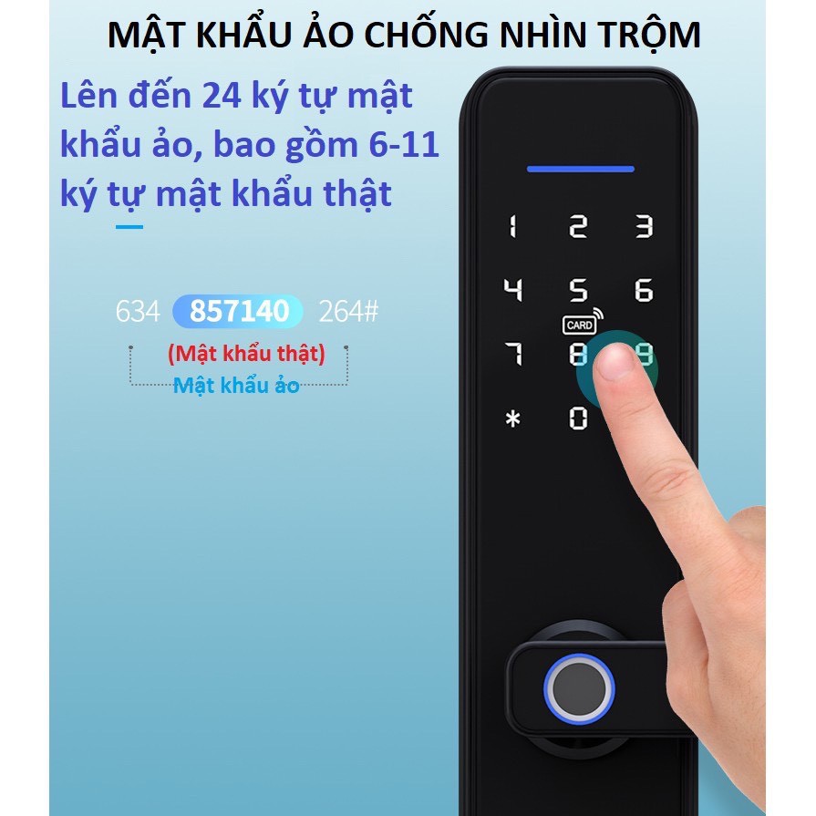 Khóa vân tay thông minh Tuya H300 ZIGBEE 2021