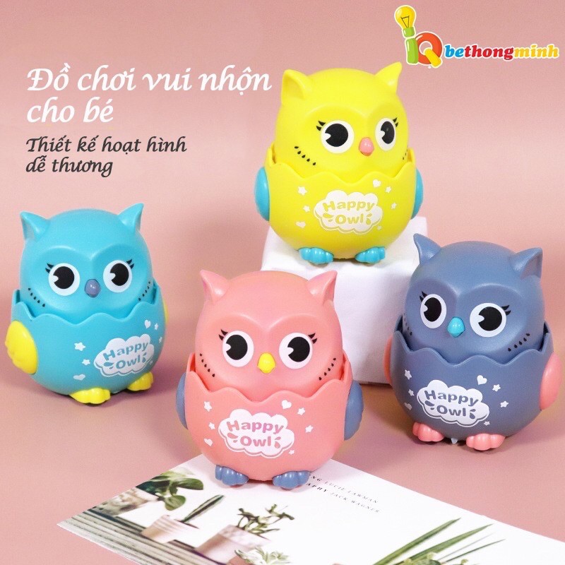 Đồ chơi cho bé hình CÚ MÈO CHẠY CÓT -  Đồ chơi chạy cót cao cấp dạng chú cú mèo ngộ nghĩnh