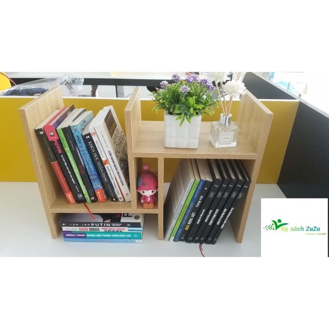 KỆ SÁCH ĐỂ BÀN MINI TẠO NHIỀU KIỂU TÙY CHỈNH ĐỘ RỘNG LÊN TỚI 70CM | BigBuy360 - bigbuy360.vn