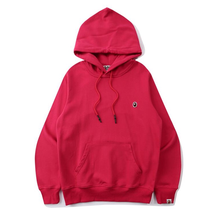 Áo hoodie cotton thêu BAPE thời trang