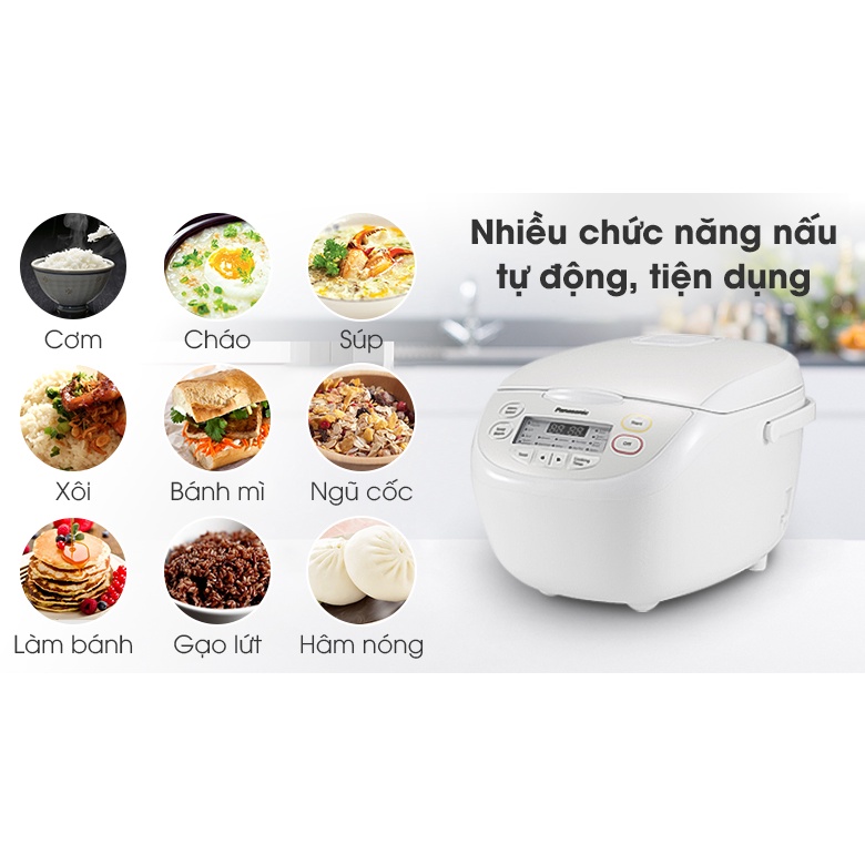 SR-CL188WRA - Nồi cơm điện tử Panasonic 1.8 lít SR-CL188WRA- Hàng chính hãng - Smart House