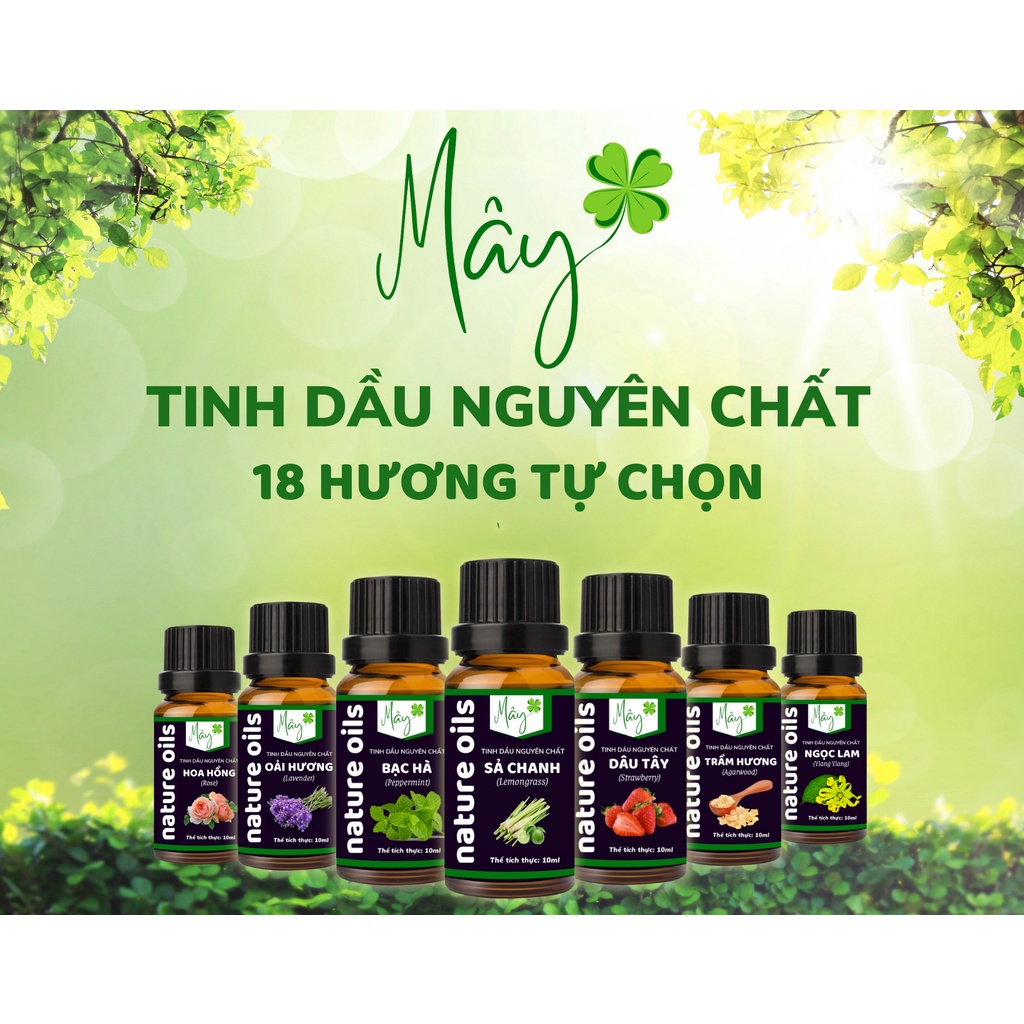 Tinh Dầu Thiên Nhiên, Tinh Dầu Thơm Phòng Massage Đuổi Muỗi Có Kiểm Nghiệm - DIFFUSER LUX