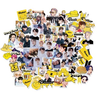 Set 100 Miếng Dán Hình BTS Trang Trí Dễ Thương