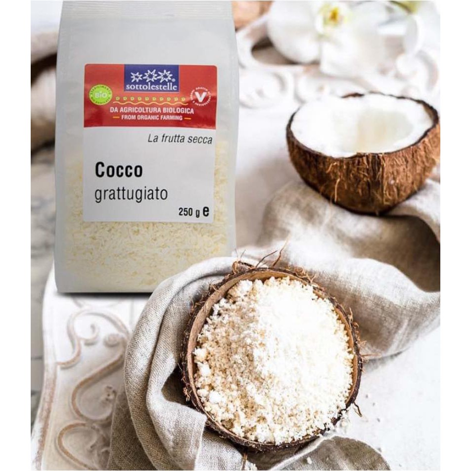 Vụn dừa hữu cơ sottolestelle 250g Organic