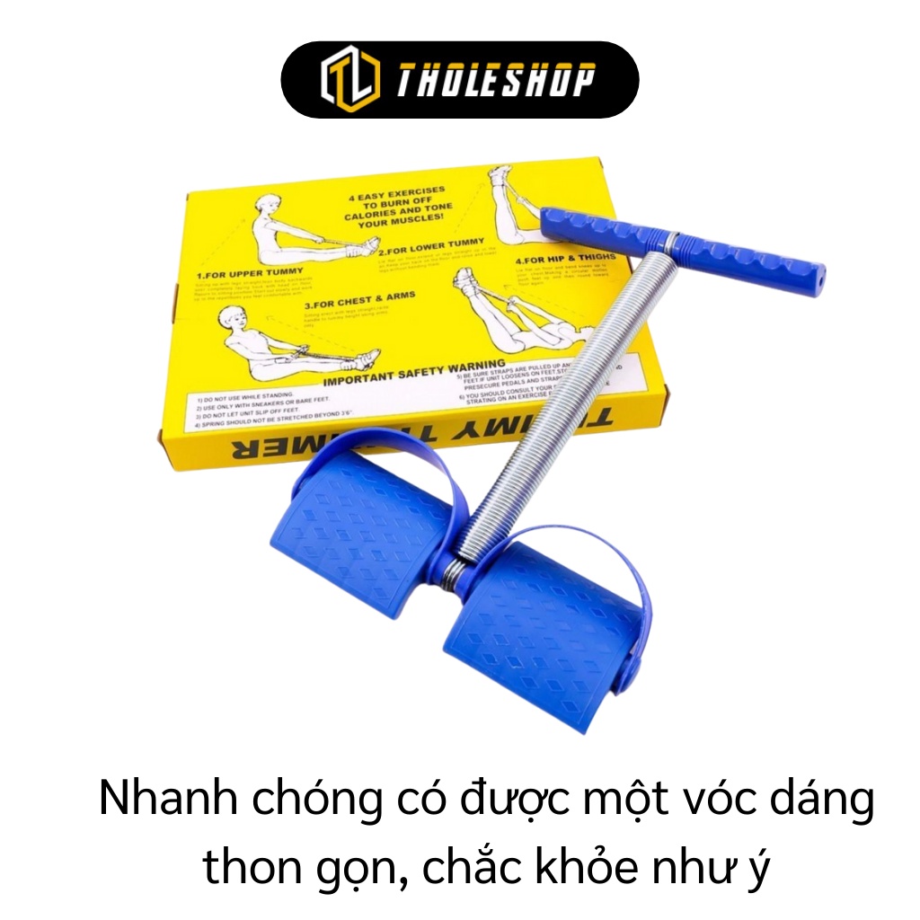 Dụng Cụ Tập Thể Dục Dây Lò Xo Tummy Tremmer - Dây Tập Gym Cơ Bụng, Vai, Lưng, Mông 8888