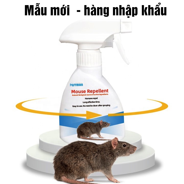 Xịt Chuột, Gián, Muỗi Côn Trùng Sinh Học BioCare 300ml Không Mùi An Toàn, Hiệu Quả