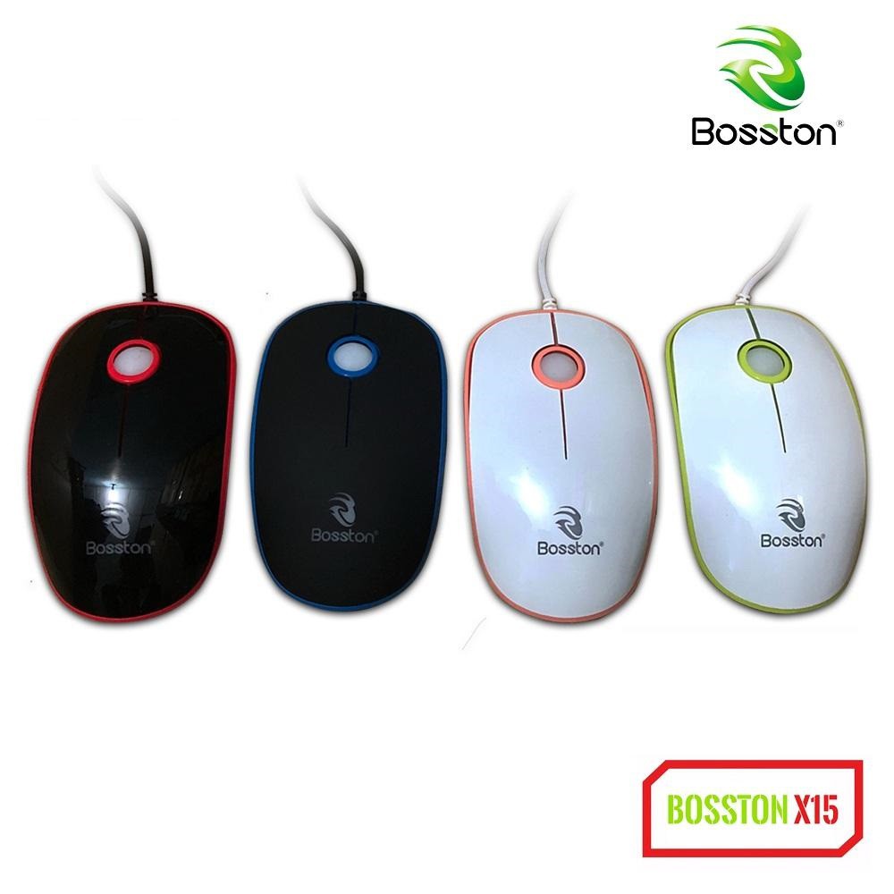 Chuột game Bosston X15 có đèn led, phiên bản Silent