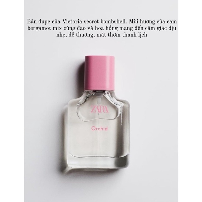 Nước hoa nữ Zara Red Vanila, Orchid, Gardenia, Nuit, Femme, Tuberose, Wonder Rose, Twilight...
