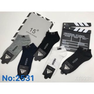 SET VỈ 10  ĐÔI TẤT ADIDAS NAM CỔ NGẮN CHẤT ĐẸP.