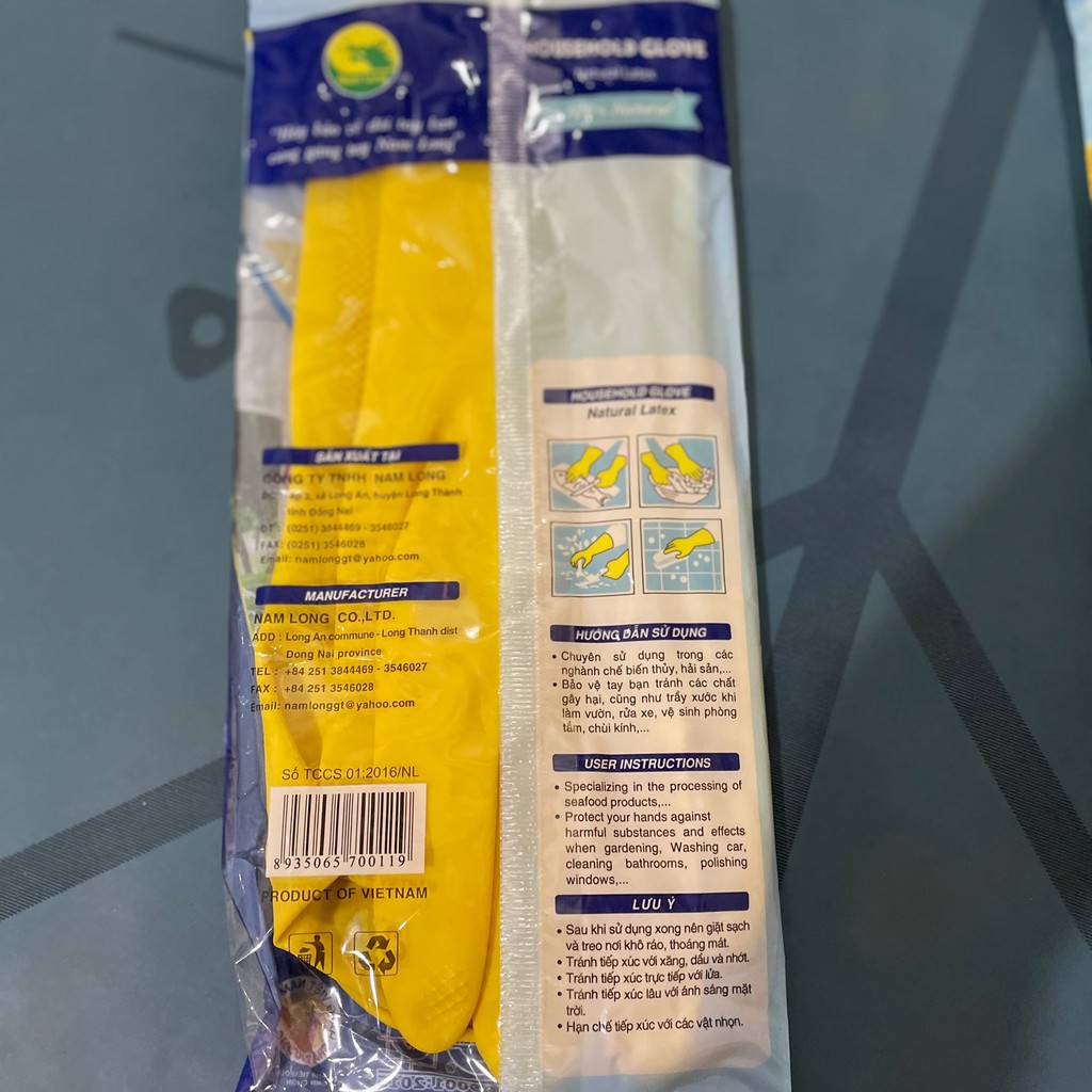 Găng Tay 100% Cao Su Hướng Dương