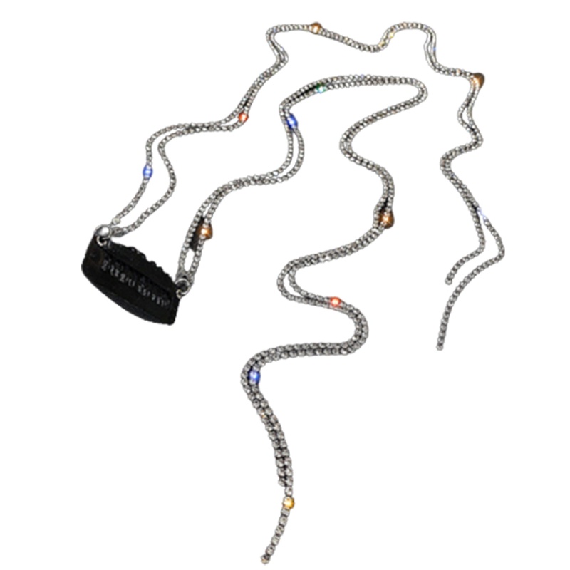 Chuỗi Dây Tua Rua Đính Đá Trang Trí Tóc Đuôi Ngựa