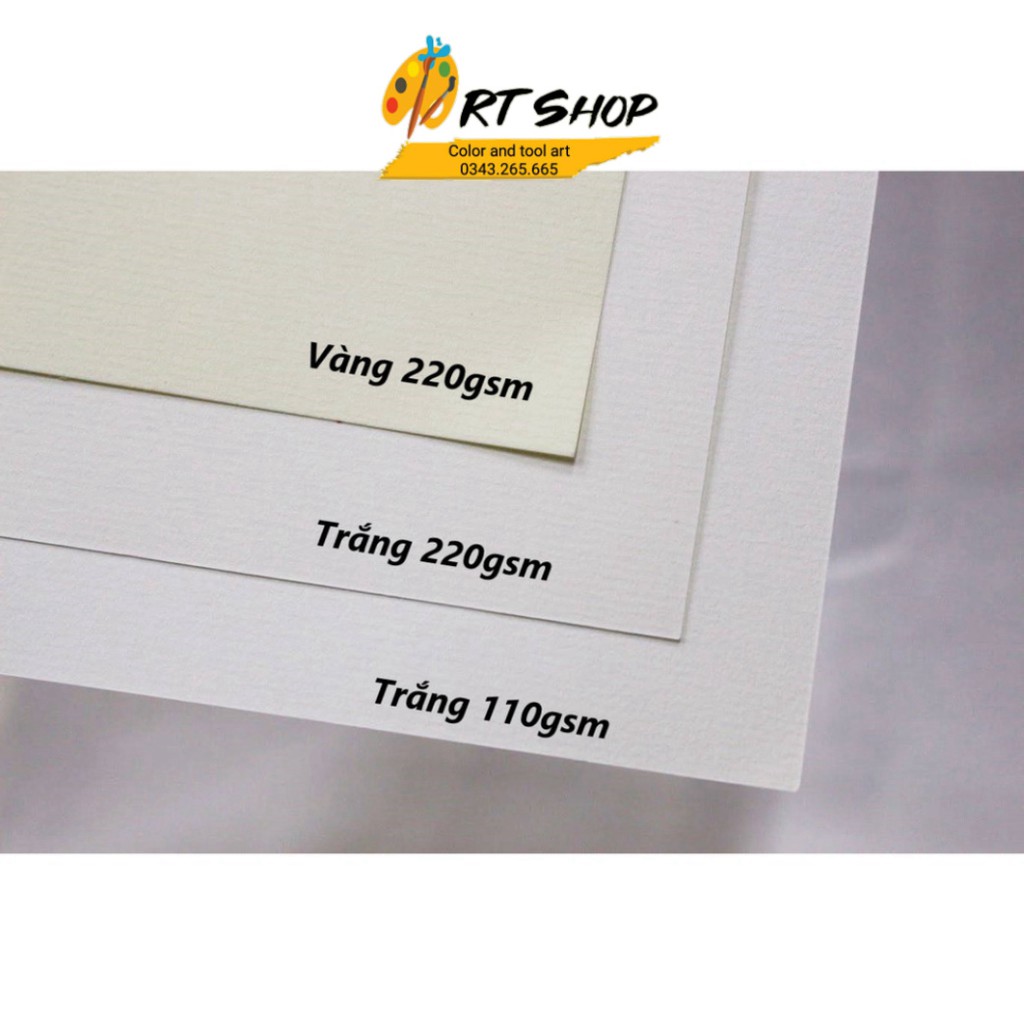 Giấy vẽ chì vân ngang  Canson TRUYỀN THỐNG 110gsm (Vân Ngang, Mỏng) - Art Shop