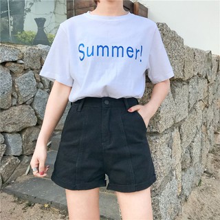 Quần short cạp cao