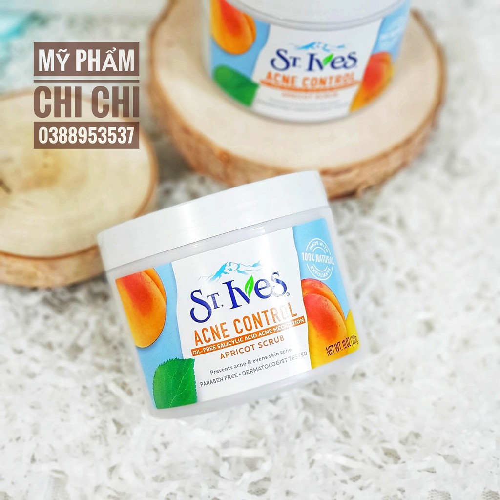 [112427 - sẵn] Tẩy Tế Bào Chết ST Hủ 283g - St.Ives Apricot Scrub - Acne Control