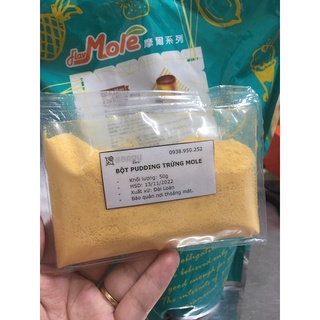 Bột pudding trứng mole / bột flan trứng maulin đài loan - gói lẻ 50g