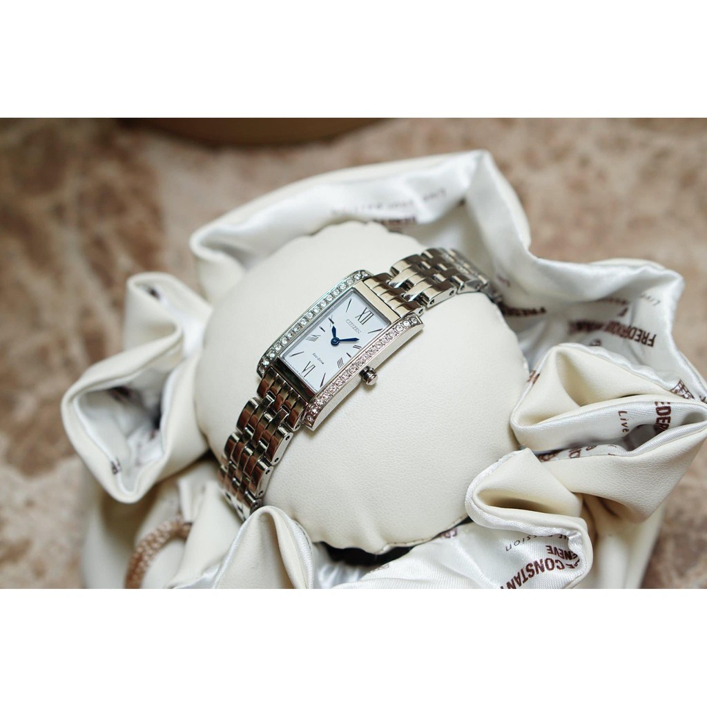 Đồng hồ nữ chính hãng Citizen EX1470-51A - Máy Quartz pin năng lượng ánh sáng - Kính khoáng cường lực