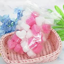 Xốp trái tim nguyên liệu làm slime handmade gói 30 viên