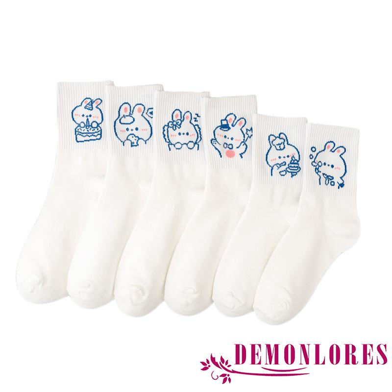 Đôi tất chân giữ ấm in hình thỏ dễ thương cho nữ