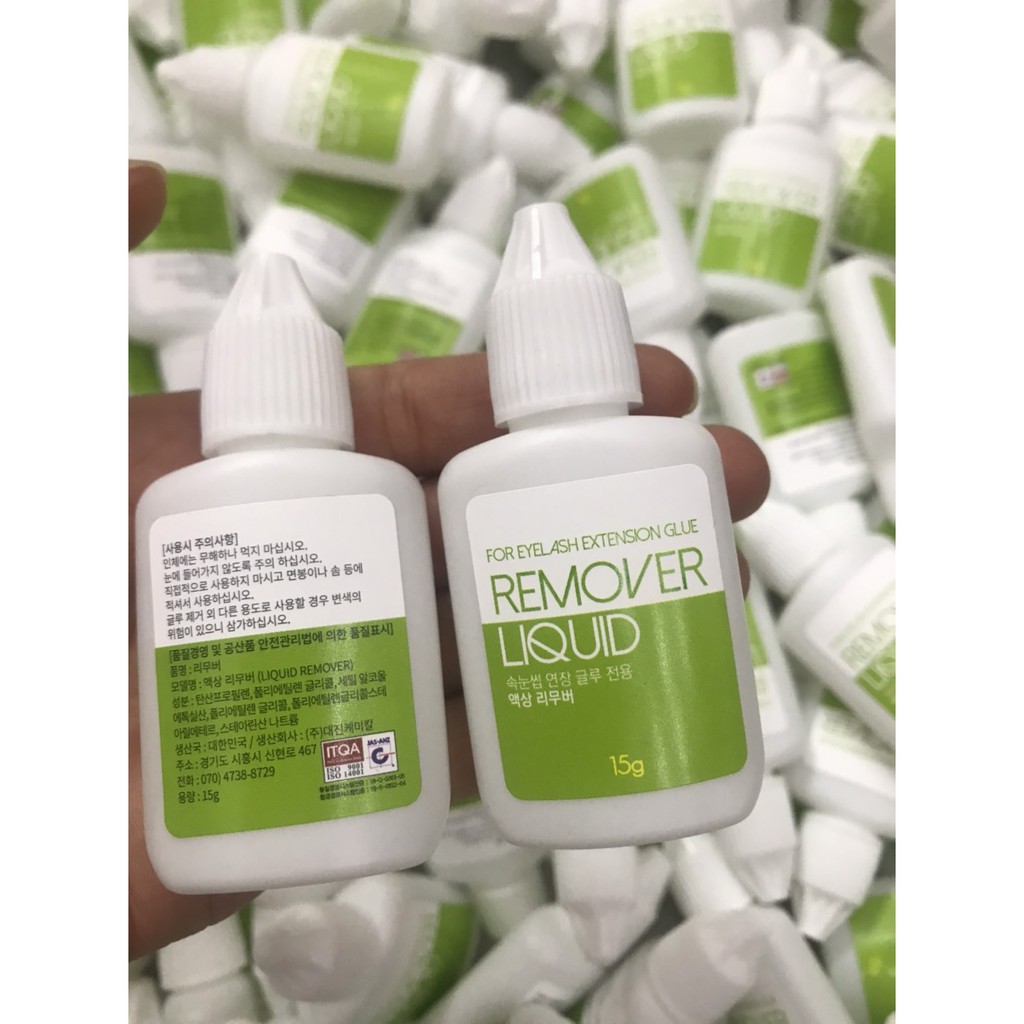 khử dầu trên mi remover liquid_keo nối mi_dụng cụ nối mi mr đức