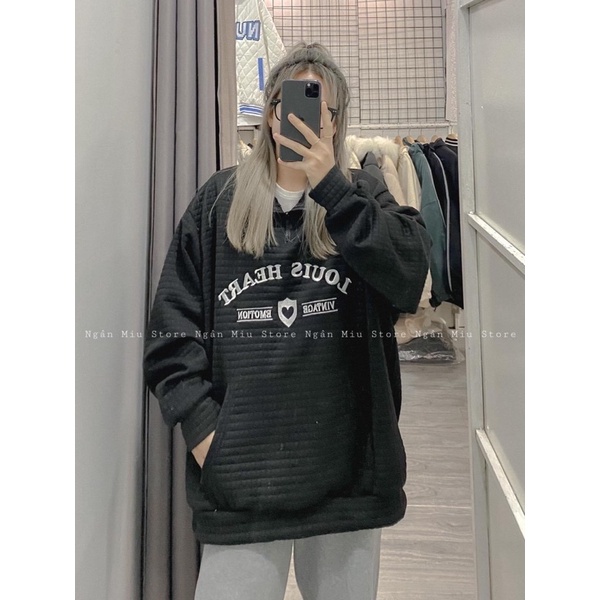 áo nỉ xốp khoá tăm chữ nổi xanh | BigBuy360 - bigbuy360.vn