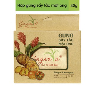 Hộp gừng sấy tắc mật ong 40g