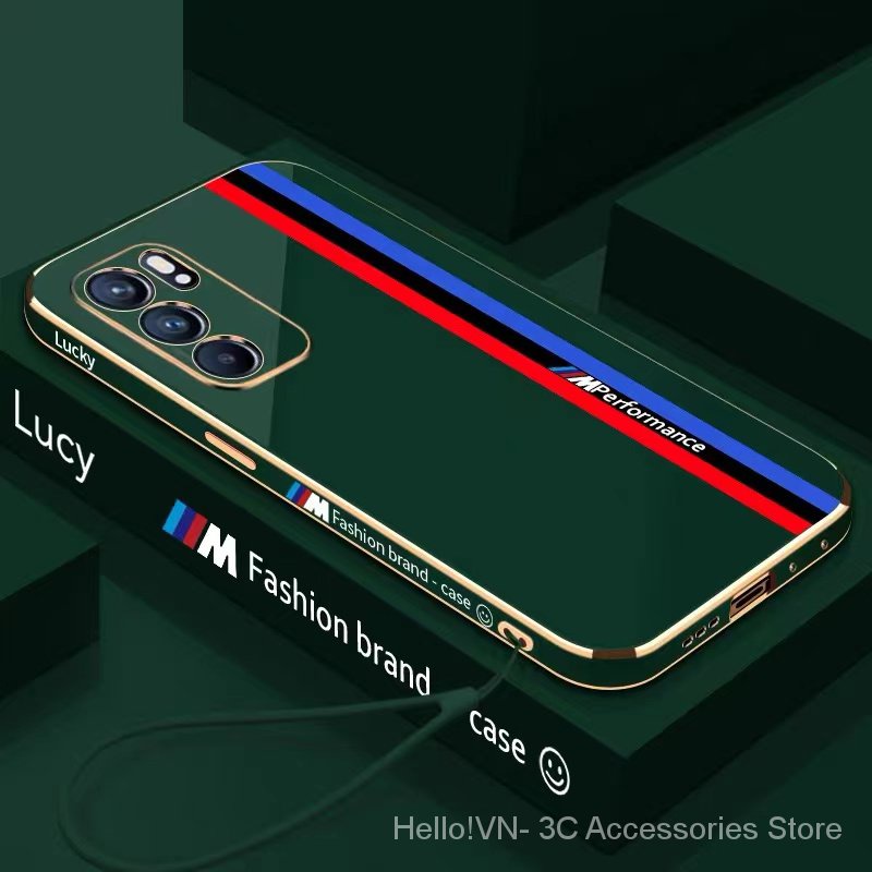 Ốp Oppo Reno 5 / 5 Pro Reno 6 Z 5g điện thoại mềm mạ bóng thích hợp cho Reno 4 Pro Reno 6Z F11 A9 2020 A5 2020