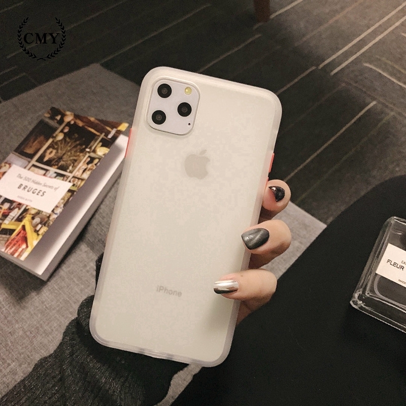 Ốp lưng TPU silicon mặt nhám dành cho iPhone 11/11Pro/11ProMax X XR XS XS MAX 6 7 8 Plus SE | BigBuy360 - bigbuy360.vn
