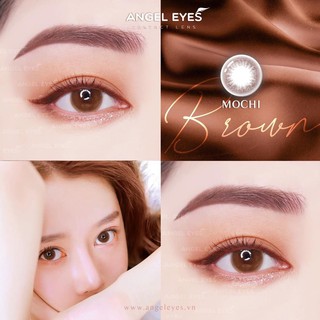 LENS ANGEL EYES - Mochi - Nâu Tự Nhiên