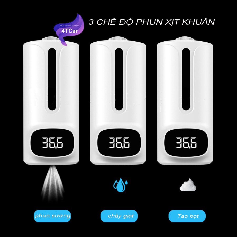 Máy đo thân nhiệt, sát khuẩn khử trùng tự động K9 PRO PLUS &quot;M&quot;