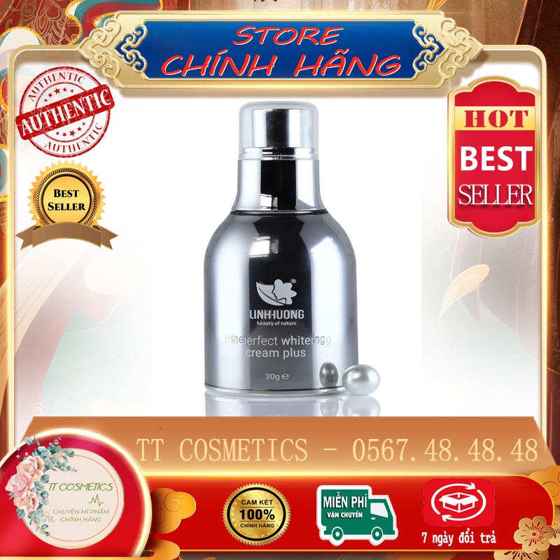 Kem sữa dinh dưỡng linh hương the perfect whitening cream plus dưỡng trắng da hàng chính hãng