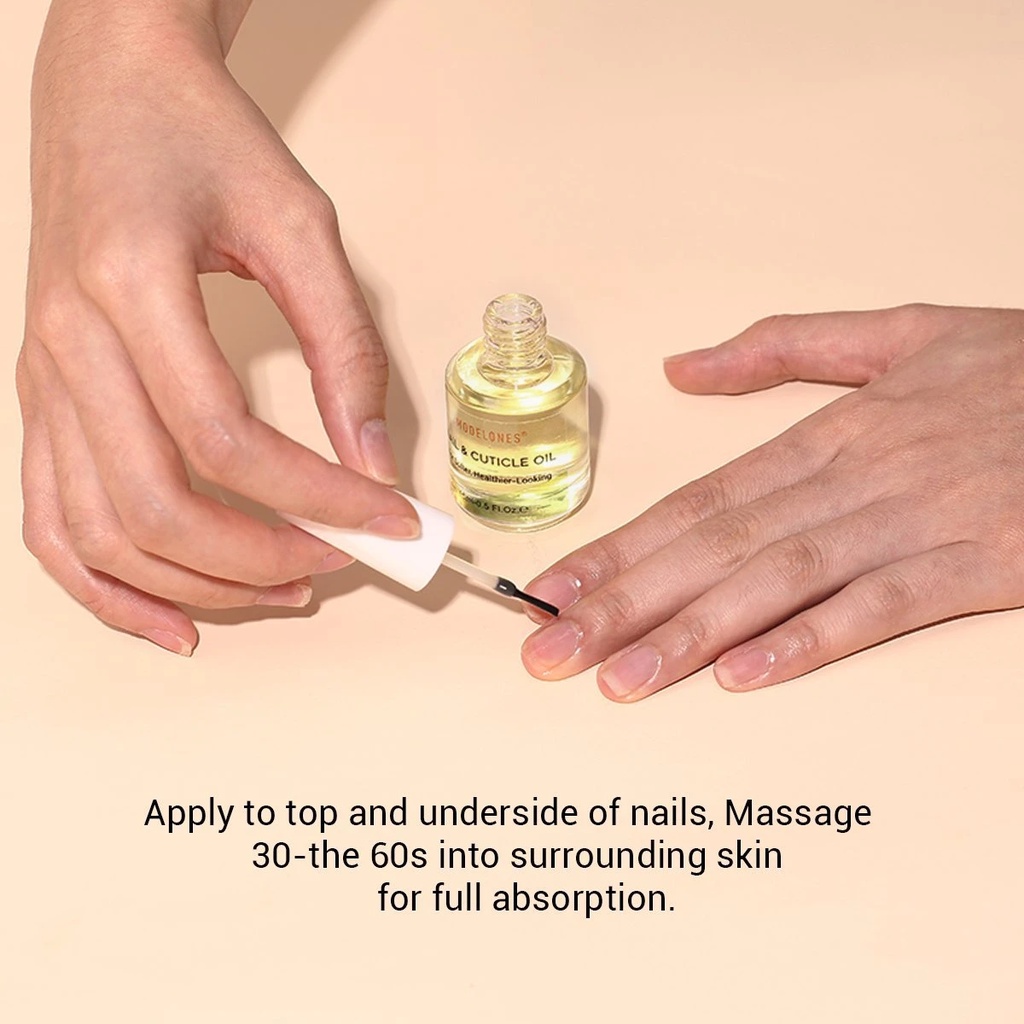 Dầu dưỡng móng MODELONES chăm sóc móng tay tiện dụng 15ml