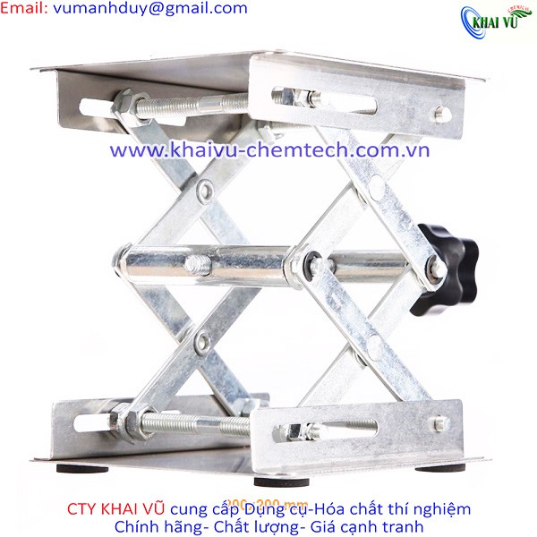 Bàn nâng inox nâng dụng cụ 10x10cm 15x15cm 20x20cm dùng thí nghiệm