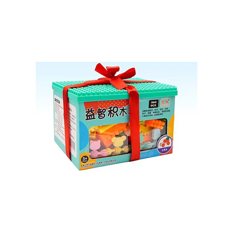 Bộ Đồ Chơi Xếp Hình 240 Chi Tiết Hộp Quà, Đồ Chơi Phát Triển Trí Tuệ Cho Bé