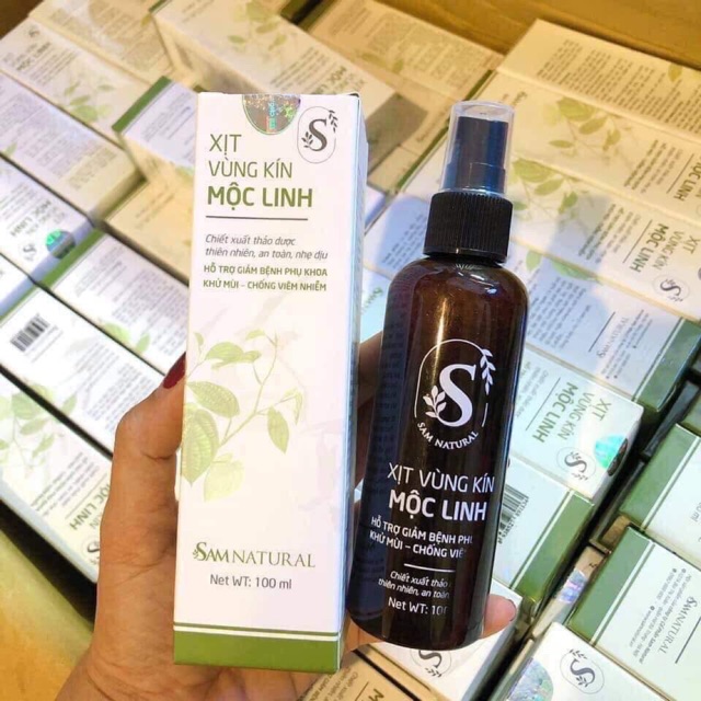 [SAM NATURAL] Xịt Phụ Khoa Mộc Linh