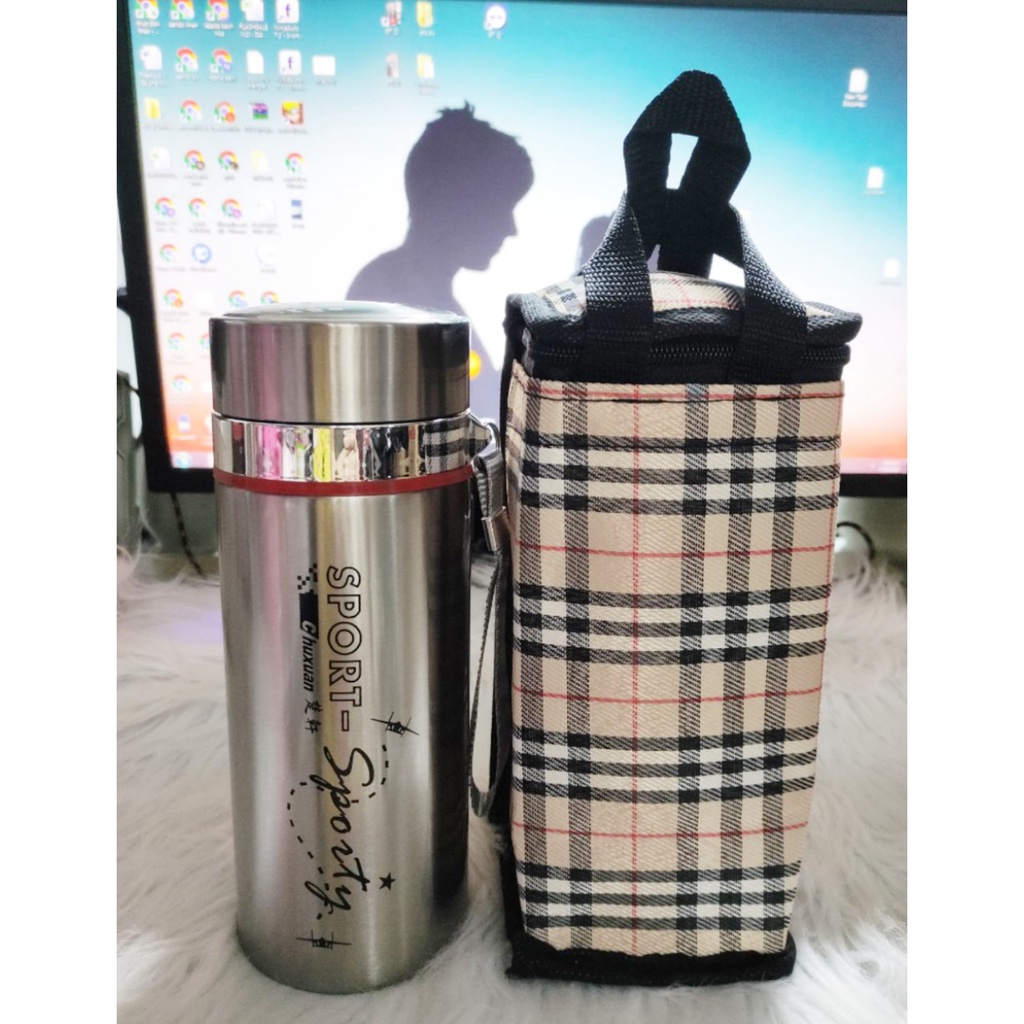 Combo bình giữ nhiệt SPORT 800ml 1000ML + túi được chọn mẫu