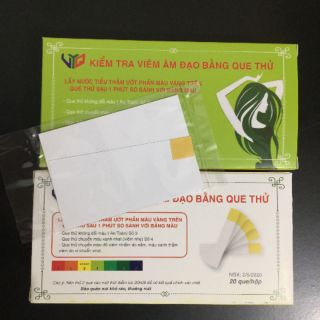Que thử viêm nhiễm phụ khoa. Que thử viêm nhiễm âm đạo. Tặng kèm cốc hứng nước tiểu
