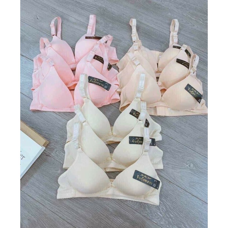 Áo lót bầu cho con bú thông hơi CHUN đệm mỏng không gọng, áo ngực nữ cho phụ nữ mang thai cotton mềm nâng ngực.