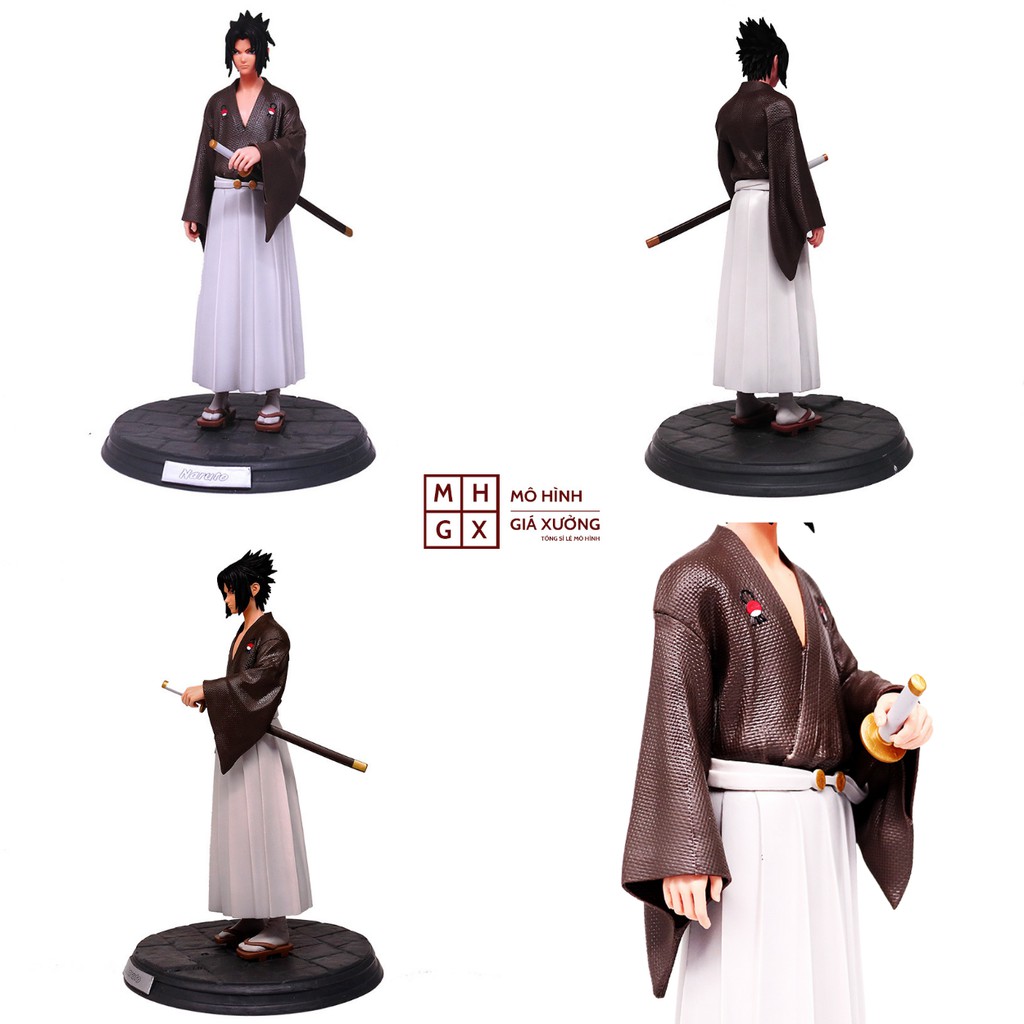 Mô hình Naruto và Sasuke mặc kimono siêu to  cao 31cm tỷ lệ 1/6 hàng cao cấp  figure mô hình naruto mô hình giá xưởng