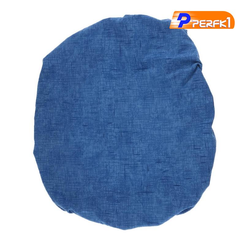 2 Miếng Lót Ghế Xoay Văn Phòng Vải Spandex Co Giãn Màu Xanh Đậm