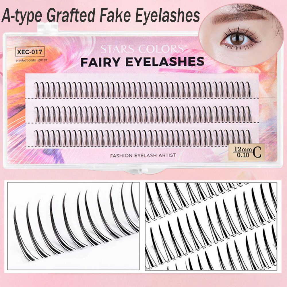[Hàng mới về] Lông mi giả hình chữ A mềm mại dày 0.1mm dùng làm thủ công