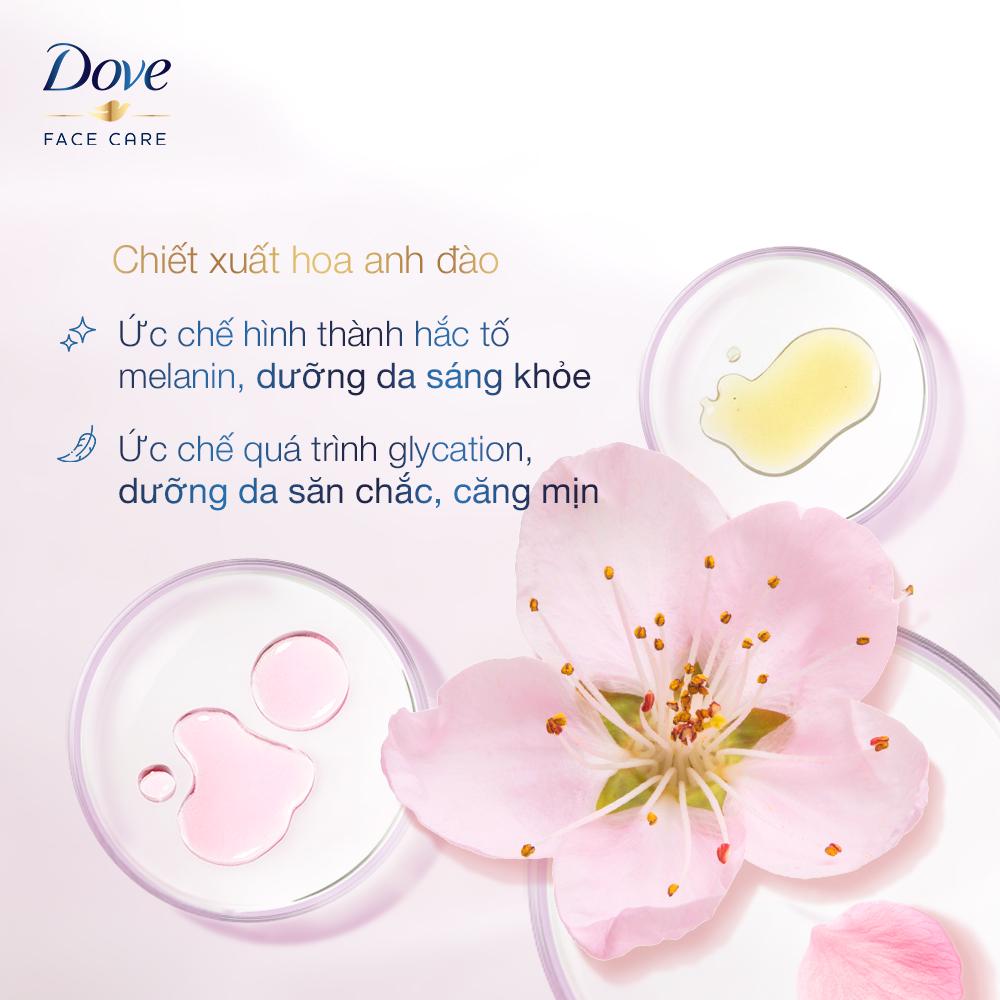 [Mã FMCGMALL -8% đơn 250K] Whip rửa mặt DOVE với tinh chất serum & chiết xuất hoa anh đào 150g | BigBuy360 - bigbuy360.vn