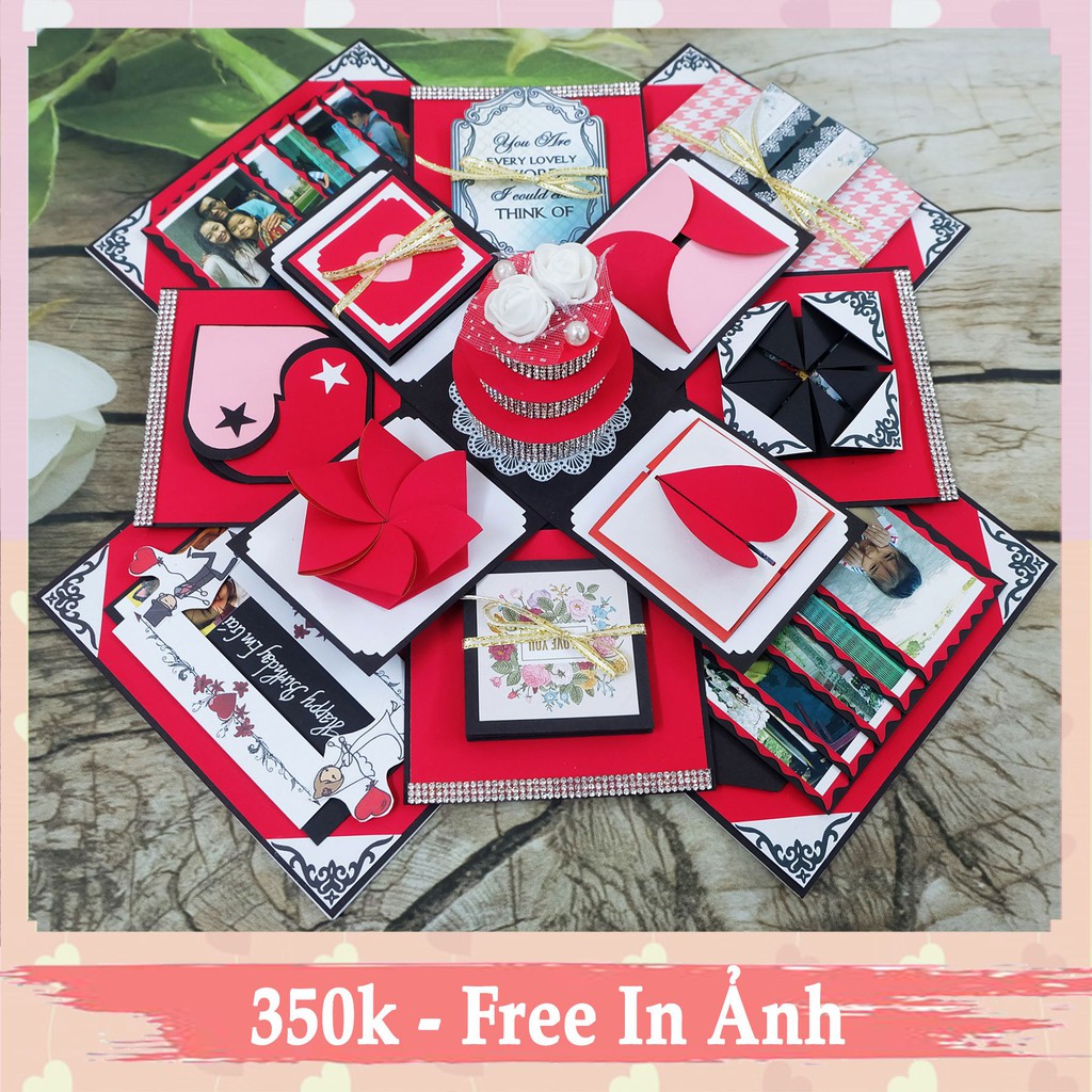 [ FREE SHIP] Hộp quà LOVE BOX G37