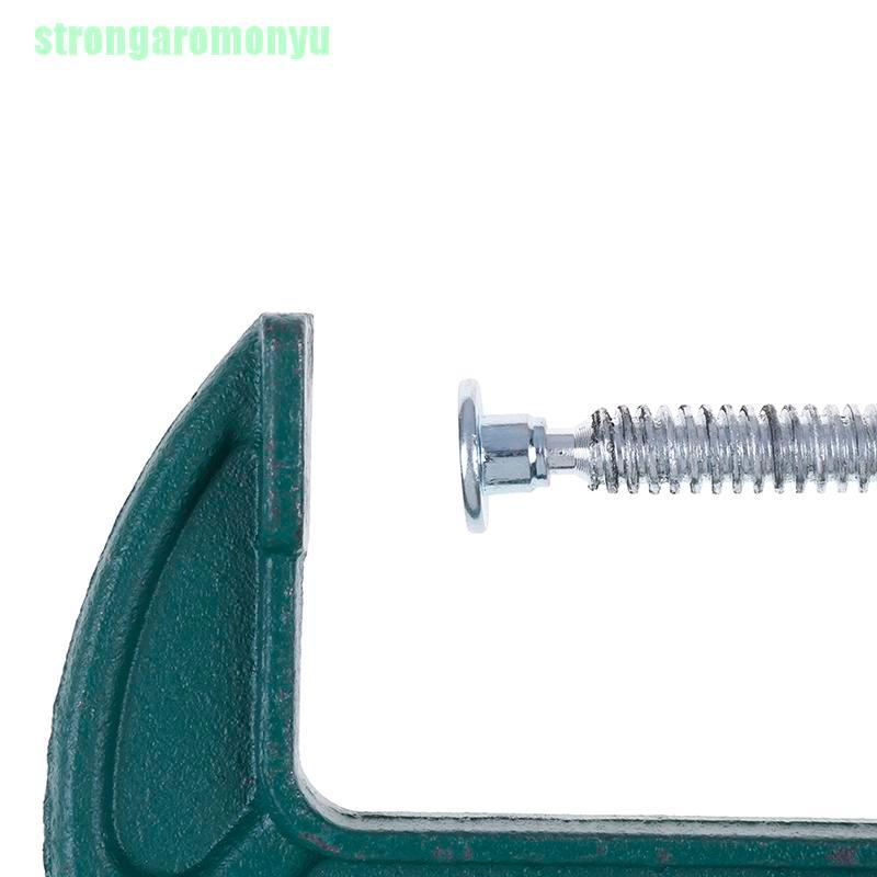 [onyu] Kẹp Sắt Kẹp Chữ g Điều Chỉnh Được Màu Xanh Lá Cây Dùng Cho Làm Gỗ / Kim Loại