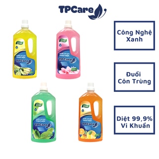 Nước Lau Sàn Thảo Mộc Sàn Diệt Khuẩn Đuổi Côn Trùng TPCare Chai 2L Đủ Mùi